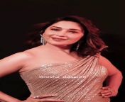 Madhuri Dixit - Stunning whore in one-shoulder dress from nude fake transparent dress madhuri dixit sex porn