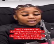 Tiny B talks about her fallout with her best friend ( Chii Wvtts girl) after she fucked her mans bory 300 from she fucked her schoolgirl neighbor after washing the clothes before his mom arrives