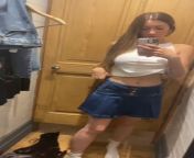 A selfie from the dressing room trying on a new skirt ? from desi gf naked selfie in dressing room mp4