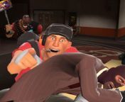 heavy(me) saw scout and spy doing sex in 2fort intel room (very original) from wife and husband doing sex in bed without