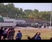 Girl with red cloth got shot in head in myanmar protest by the police with BA-94 SMG(Submachine Gun) 919mm(U can see the shooter at the end of video) from tigang ba dh girl with amo